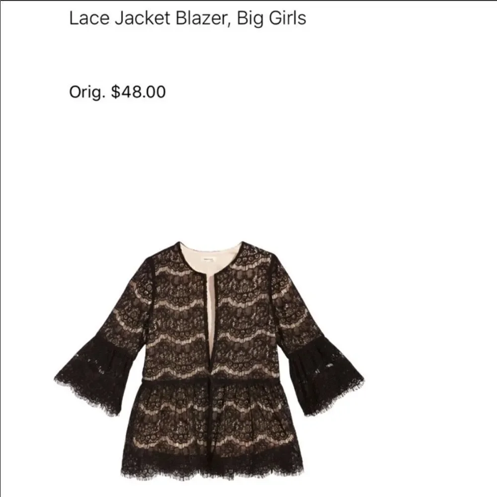 Dressy lace jacket
